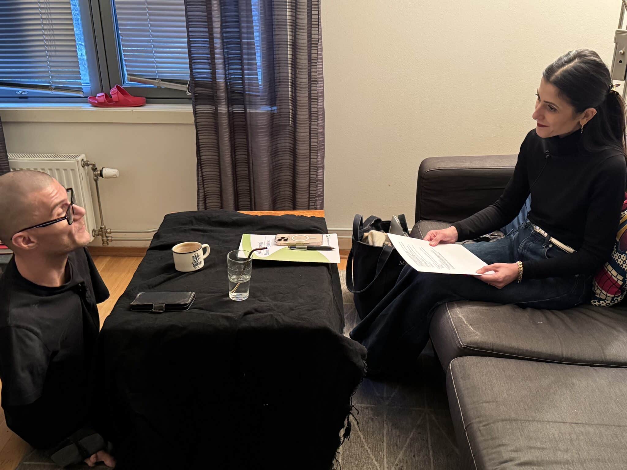 Overlege Dela Daub og Sebastian Tjørstad